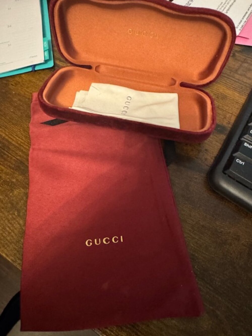 Gucci Eye Glass Case